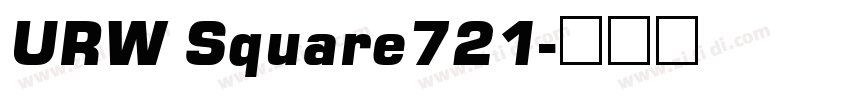 URW Square721字体转换 URW Square721字体转换